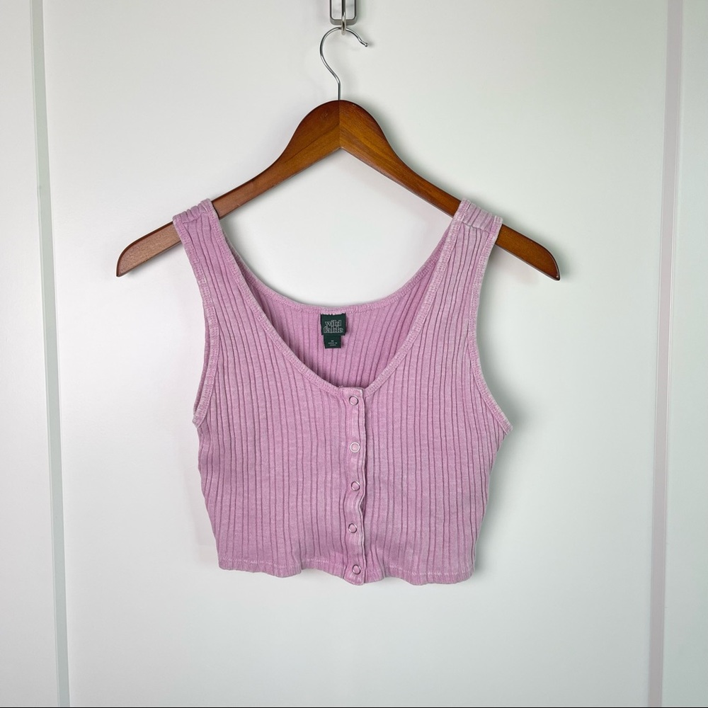 Wild Fable Ribbed Cropped Top - Picture 2 of 6